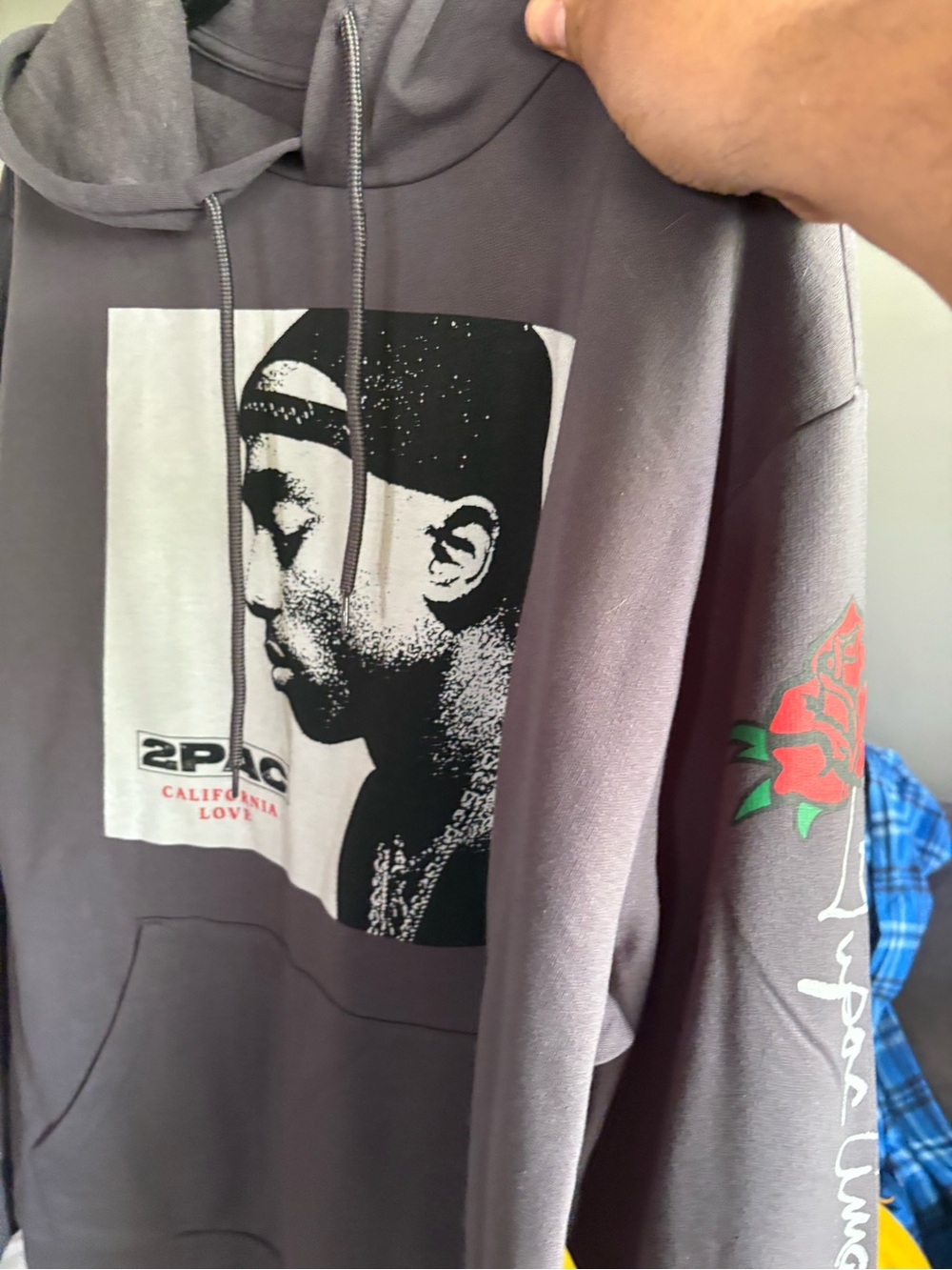 Graphic Grey Pullover Hoodie - Men's Casual Shirt